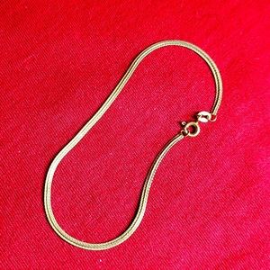 Stamped 18k Italy bracelet